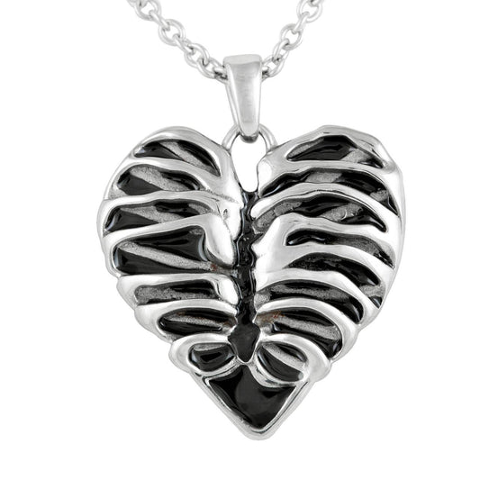 Heart-Shaped, Rib-Cage Necklace