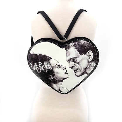 The Frankensteins Heart-Shaped Crossbody Backpack