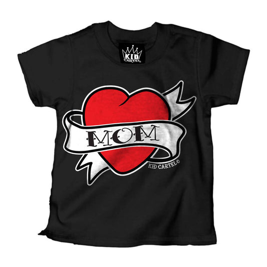 I Heart Mom - Classic Tattoo Style Toddler T-Shirt