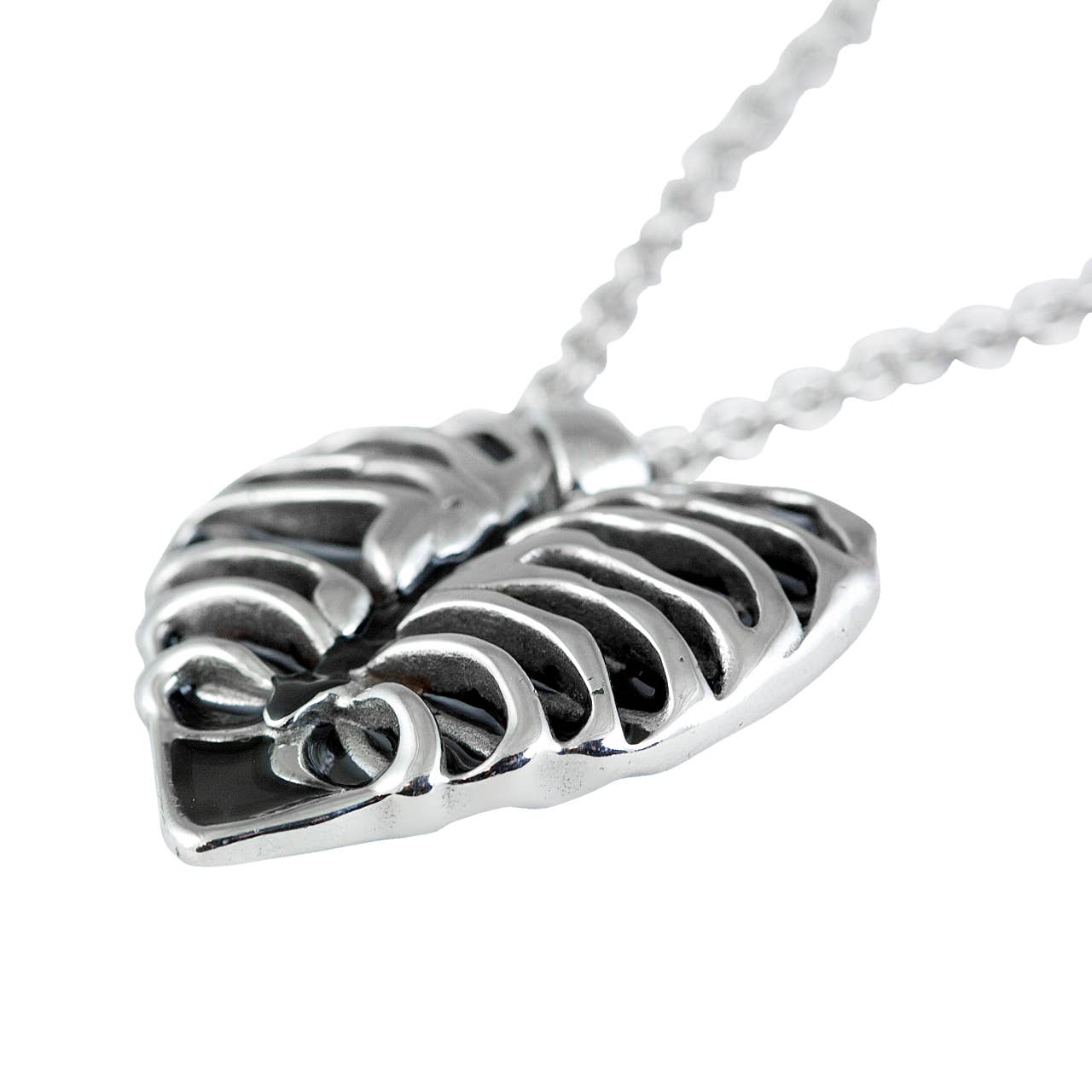 Heart-Shaped, Rib-Cage Necklace