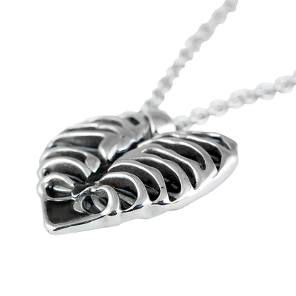 Heart-Shaped, Rib-Cage Necklace