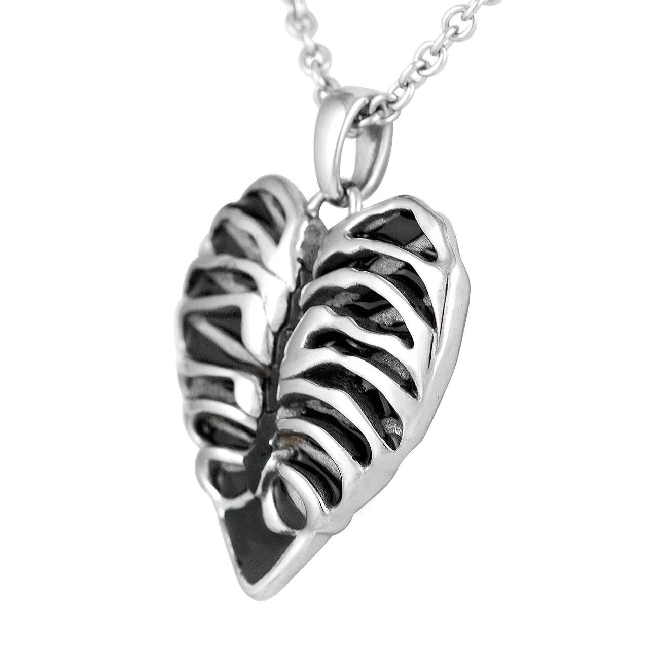 Heart-Shaped, Rib-Cage Necklace