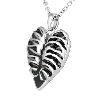 Heart-Shaped, Rib-Cage Necklace